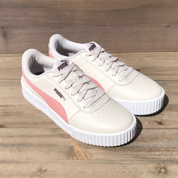 Puma Shoes - PUMA Carina Sneaker Pastel Parchment-Bridal Rose